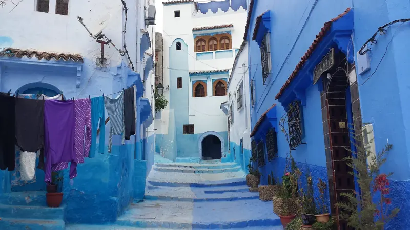 Chefchaouen blue streets