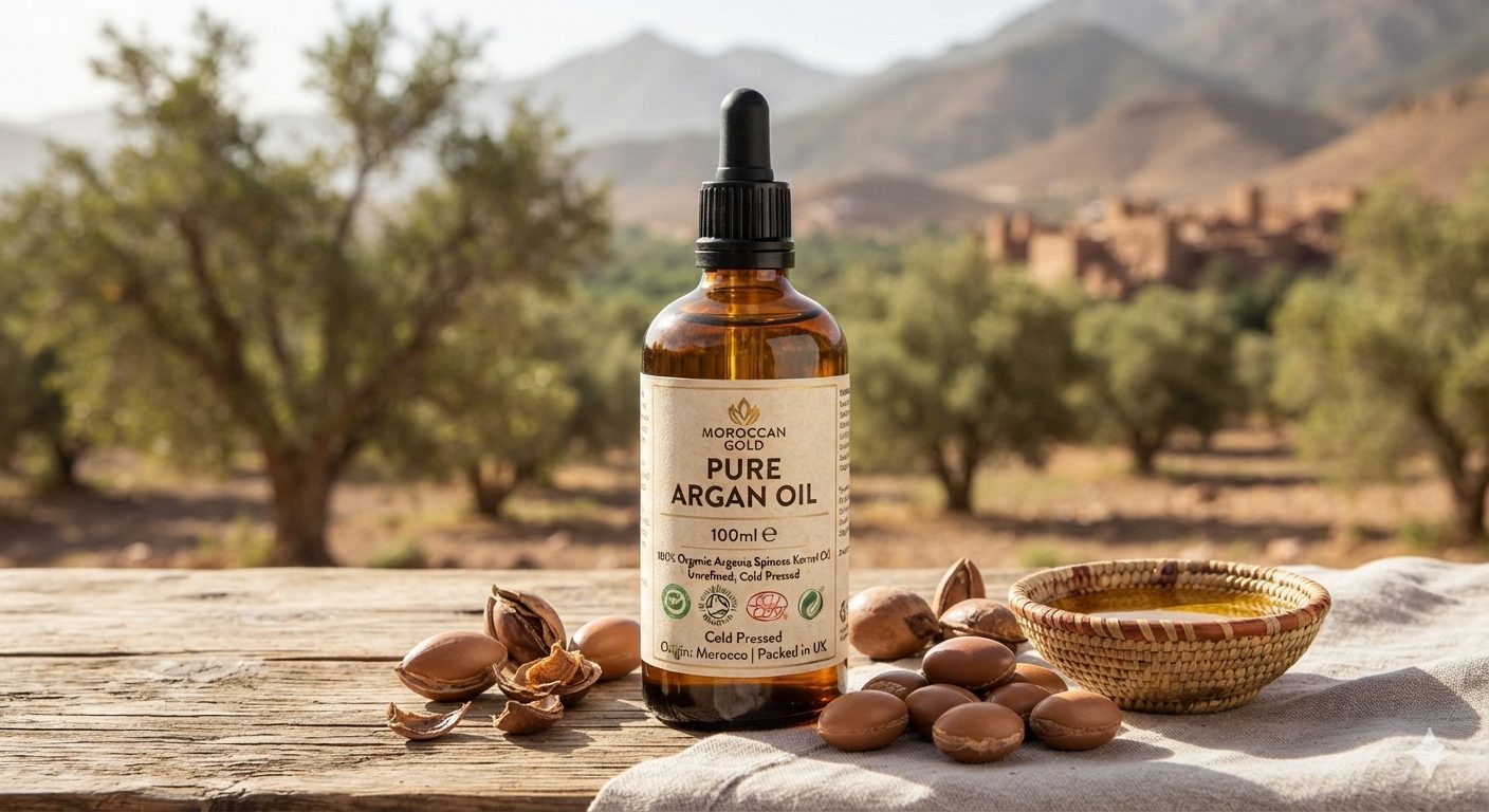 Pure Argan Oil — 100ml Certified Organic